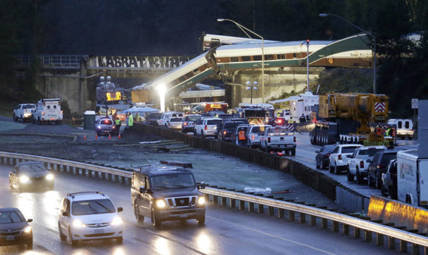 DuPont Amtrak crash, train derailment...