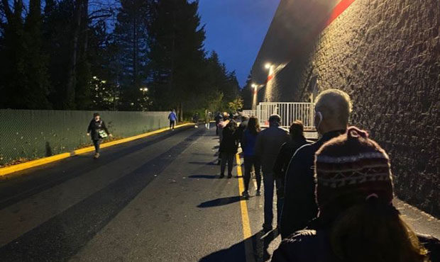 A line outside Costco. (User submitted photo)...