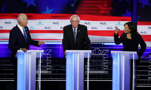 Democratic debate Kamala Harris...