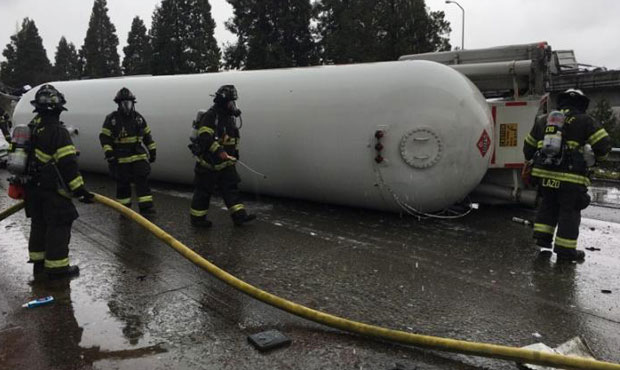 tanker truck crash...