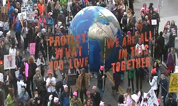 womens march...