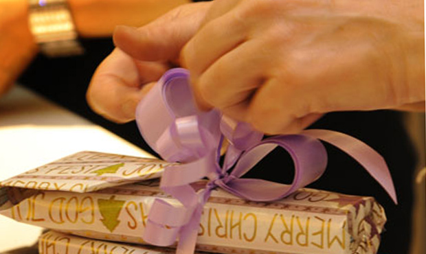 The idea of re-gifting, stealing and exchanging gets shuffled in John Curley's mind. (AP)...