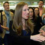  Chelsea Clinton campaigns for her mother, Democratic presidential candidate Hillary Clinton, Tuesday, March 22, 2016, at Bates Technical College in Tacoma, Wash. (AP Photo/Ted S. Warren)