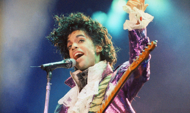 In this Feb. 18, 1985 file photo, Prince performs at the Forum in Inglewood, Calif. Prince, widely ...