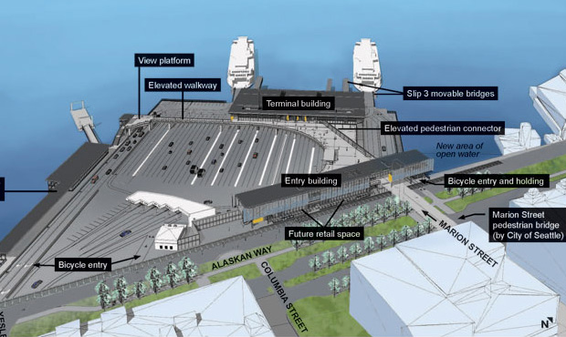 The Washington State Ferry system is replacing the aging and seismically vulnerable components of C...