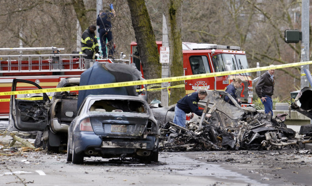 helicopter crash...