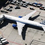 A United Airlines Boeing 757 jet is parked at a John F. Kennedy International Airport terminal in Sept. 8, 2008 in New York. (AP Photo)