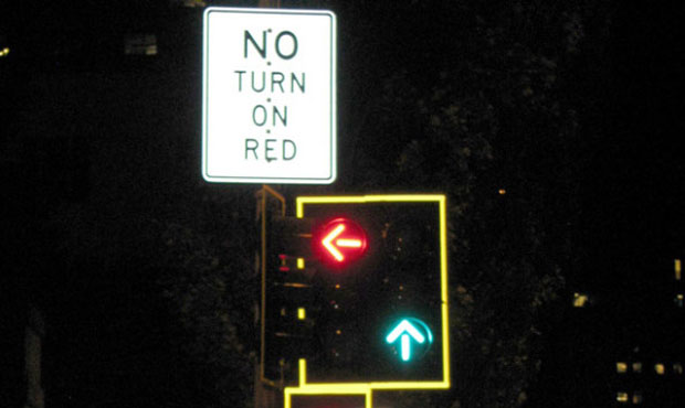 Drivers who are taking left turns at red lights might want to make sure they are doing so legally, ...