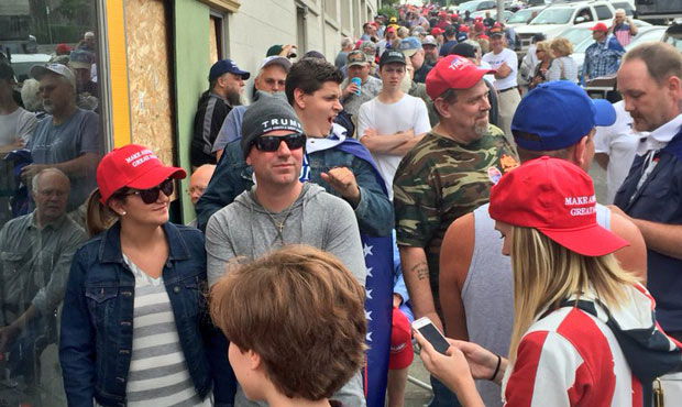 Trump rally...
