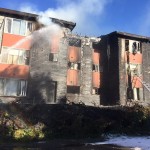 A large fire at an apartment complex in West Seattle Tuesday displaced 44 people. (Seattle Fire)