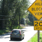 Evidence that Locust Way may see a future construction project. (Chris Sullivan, KIRO Radio)