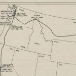 A map showing the Pacific Northwest portion of President Roosevelt’s secret 1942 national tour.  (Courtesy Feliks Banel)