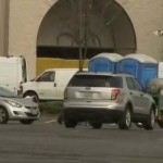 Employees and mall patrons were allowed to retrieve their cars from the parking lot on Saturday. (KIRO 7 image)