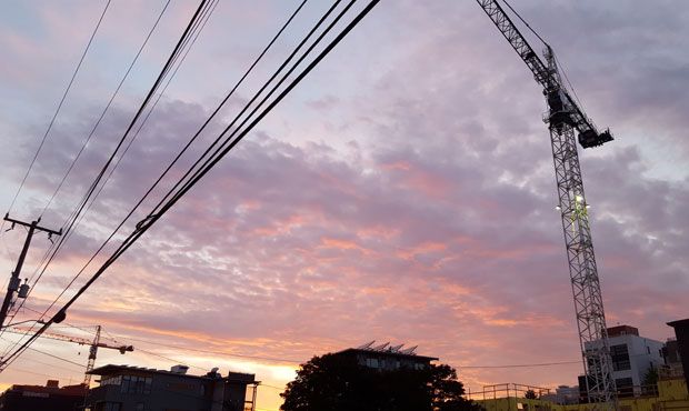 crane, cranes, construion, building...