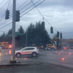 Seattle DOT: Pic of the scene at E Marginal Way S & Diagonal Way S. This will be long closure. Continue to use alt routes, like I-5 & 1st Ave S