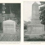 Monument 0 and Monument 1 on Point Roberts in northwest Washington, as shown in an old International Boundary Commission book.  (Photo courtesy International Boundary Commission)