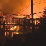 Fire in Lynnwood. (KSCSOAirSupport)