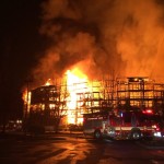 Fire at apartment complex in Lynnwood. (Lynnwood police)