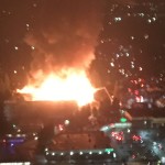 Fire in Lynnwood. (KSCSOAirSupport)
