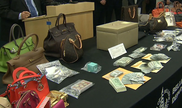 A press conference was held Wednesday discussing the major burglary bust involving more than 100 ho...