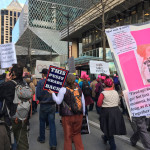 Thousands attend the Women's March in Seattle. (Rachel Belle, KIRO Radio)