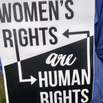 Thousands attend the Women's March in Seattle. (KIRO Radio staff)