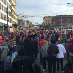 Thousands of women marched through downtown Seattle on Saturday. (Matt Pitman)