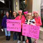Thousands of women marched through downtown Seattle on Saturday. (Matt Pitman)