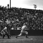 After Dugdale Park burned down in 1932, the Seattle Indians played home games at Civic Stadium, along Mercer Street just north of where Memorial Stadium now stands at Seattle Center.  Courtesy of MOHAI.