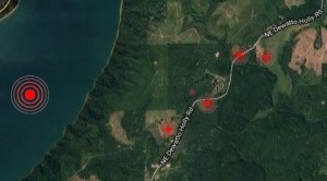 Aftershocks were recorded near the epicenter of a magnitude 4.2 quake near Belfair on Feb. 22. 