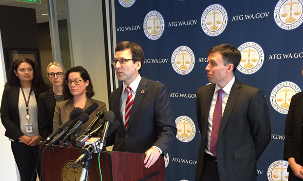 Washington Attorney General Bob Ferguson addressed President Trump's revised travel ban on Monday. ...