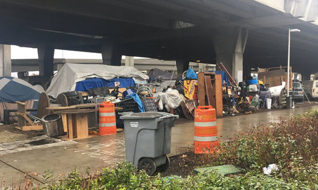 homeless camp...