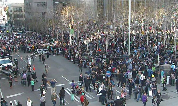 tax rallies...