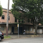 The Roycroft Theatre on 19th Avenue on Capitol Hill was built around 1920, and stopped showing films in the late 1950s and became the Russian Community Center in 1959.  Feliks Banel photo.