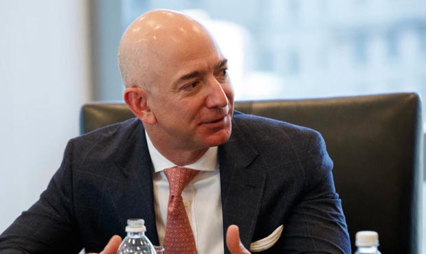 Jeff Bezos. (AP Photo/Evan Vucci, File)...