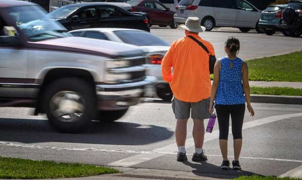 distracted walking law...