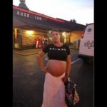 Charisha Gobin was told leave a Marysville restaurant because her baby bump was showing under a crop top. (via KIRO 7)