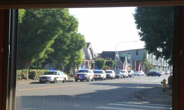 The police response in Puyallup. (Contributed)...