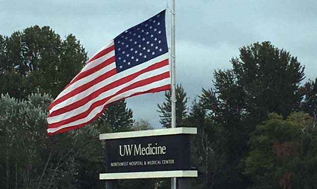 President Trump called for all American flags to be lowered to half staff after the shooting in Las...