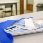  Injection materials is pictured in first safe- injection room for drug addicts in Paris, Tuesday, Oct. 11, 2016. France opens its first safe-injection room for drug addicts despite years of efforts by conservatives to block the plan. Intravenous drug users will be given access to clean needles under medical supervision and in the presence of drug counselors in an effort to prevent viral infections and overdoses. (Patrick Kovarik, Pool via AP)