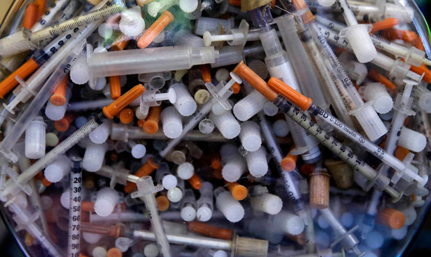 heroin needles, safe injection site...