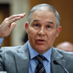  Environmental Protection Agency Administrator Scott Pruitt testifies before the Senate Environment Committee on Capitol Hill in Washington, Tuesday, Jan. 30, 2018. (AP Photo/Pablo Martinez Monsivais)
