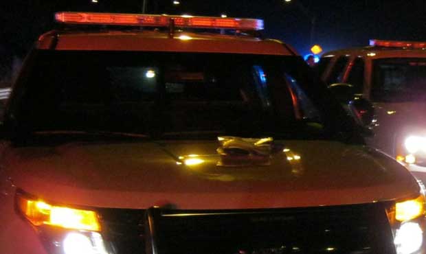 Pierce County deputy patrol car...
