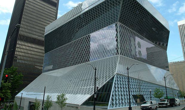 library, Seattle library...