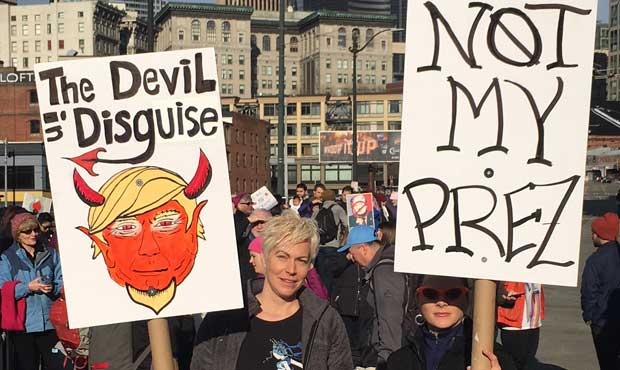 seattle women's march...