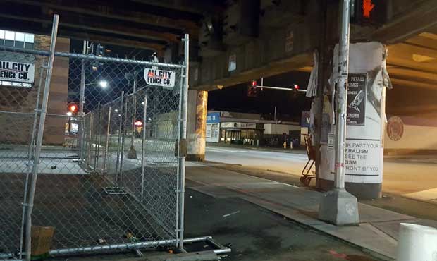 Ballard Bridge, homeless camp, homeless people...