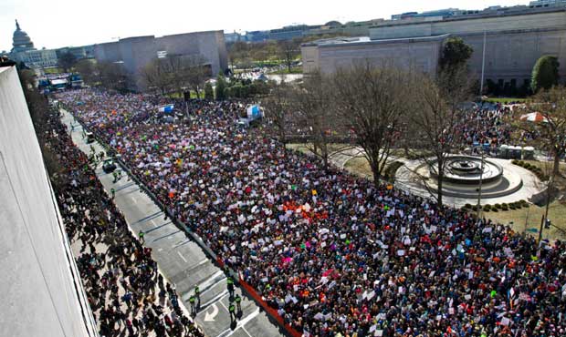 NRA protest...