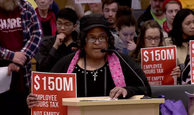 employee hours tax, head tax, seattle...