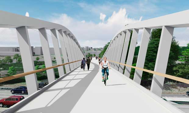 bridge, Northgate Mall, North Seattle College, bridge...