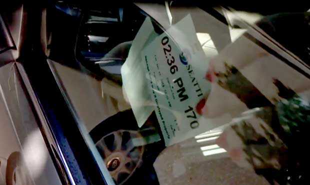 window stickers, parking, seattle parking...